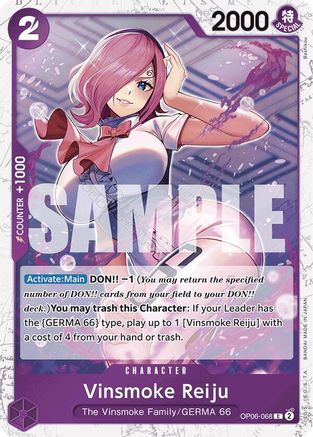 Vinsmoke Reiju (OP06-068) (Jolly Roger Foil) (OP06-068) - Premium Booster -The Best-