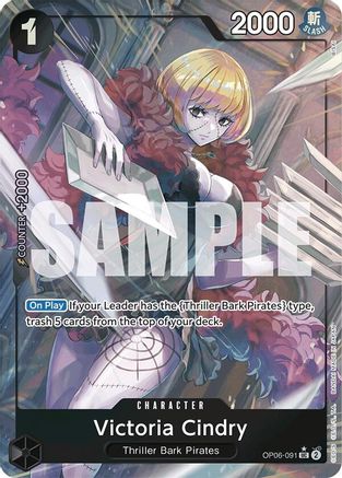 Victoria Cindry (Full Art) (OP06-091) - Premium Booster -The Best-