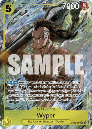 Wyper (Full Art) (OP06-114) - Premium Booster -The Best-