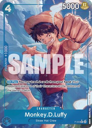 Monkey.D.Luffy (P-055) (Full Art) (P-055) - Premium Booster -The Best-