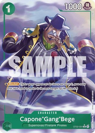 Capone"Gang"Bege (ST02-004) (Alternate Art) (ST02-004) - Premium Booster -The Best-