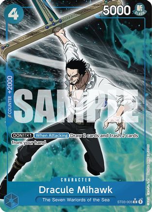 Dracule Mihawk (ST03-005) (Full Art) (ST03-005) - Premium Booster -The Best-