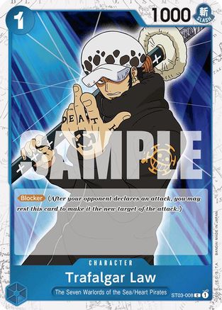 Trafalgar Law (ST03-008) (Jolly Roger Foil) (ST03-008) - Premium Booster -The Best-