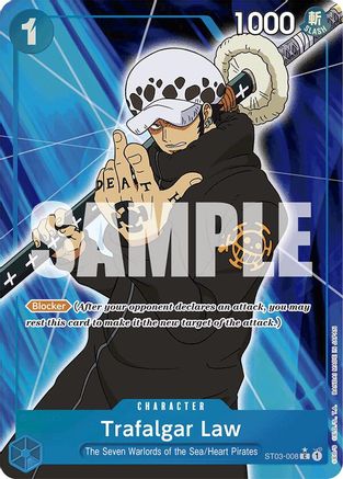 Trafalgar Law (ST03-008) (Full Art) (ST03-008) - Premium Booster -The Best-