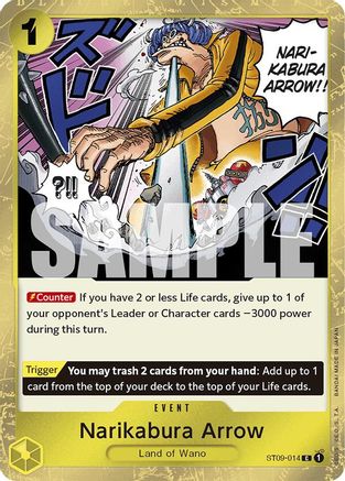 Narikabura Arrow (Jolly Roger Foil) (ST09-014) - Premium Booster -The Best-