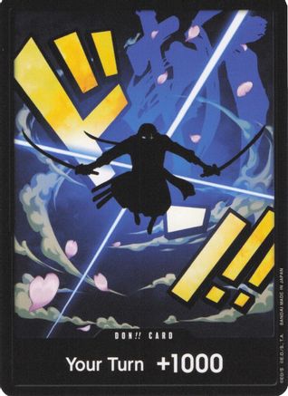 DON!! Card (Zoro) - Premium Booster -The Best- (foil)