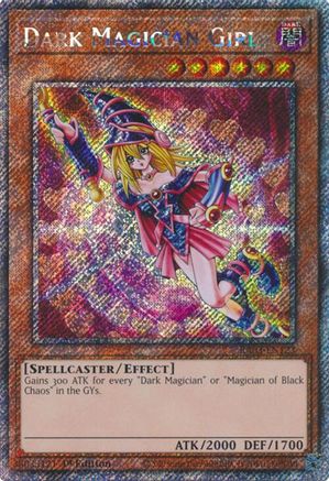 Dark Magician Girl (Platinum Secret Rare) (C) (RA03-EN123) - Quarter Century Bonanza 1st Edition