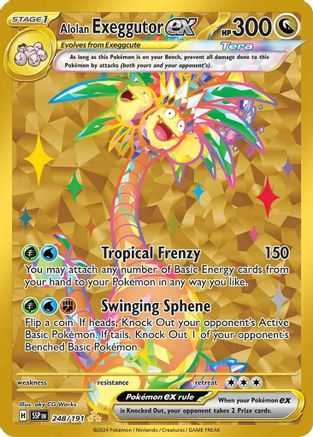 Alolan Exeggutor ex - 248/191 - [SV08 Surging Sparks] Holofoil