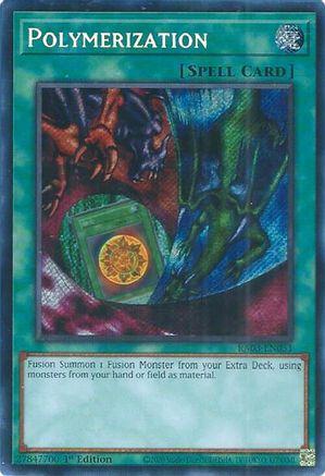 Polymerization (A) (Alternate Art) (Secret Rare) (RA03-EN051) - Quarter Century Bonanza 1st Edition