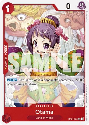 Otama (Reprint) (OP01-006) - Premium Booster -The Best-