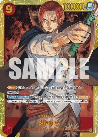 Shanks (OP01-120) (Reprint) (OP01-120) - Premium Booster -The Best-