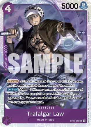 Trafalgar Law (ST10-010) (Reprint) (ST10-010) - Premium Booster -The Best-