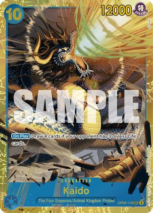 Kaido (OP05-118) (Reprint) (OP05-118) - Premium Booster -The Best-