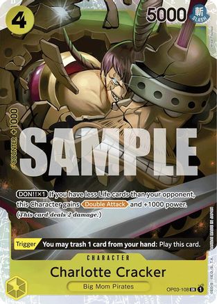 Charlotte Cracker (Reprint) (OP03-108) - Premium Booster -The Best-