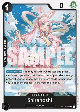 Shirahoshi (OP05-082) (Reprint) (OP05-082) - Premium Booster -The Best-