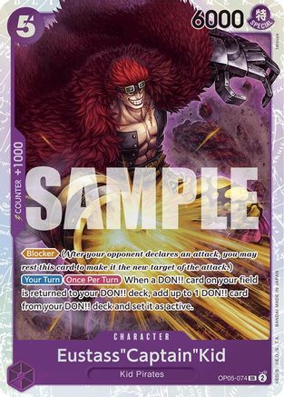 Eustass"Captain"Kid (Reprint) (OP05-074) - Premium Booster -The Best-