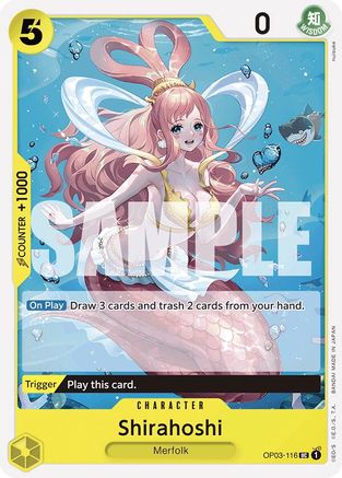 Shirahoshi (OP03-116) (Reprint) (OP03-116) - Premium Booster -The Best-