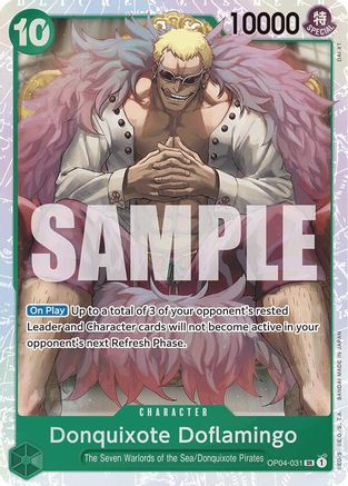 Donquixote Doflamingo (Reprint) (OP04-031) - Premium Booster -The Best-