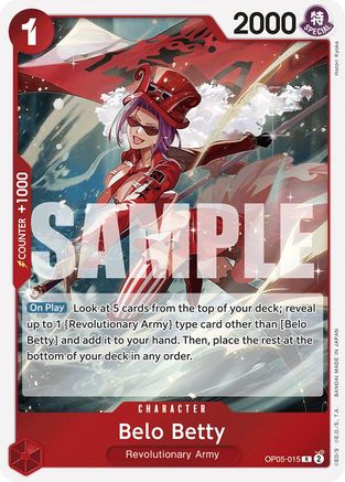 Belo Betty (OP05-015) (Reprint) (OP05-015) - Premium Booster -The Best-