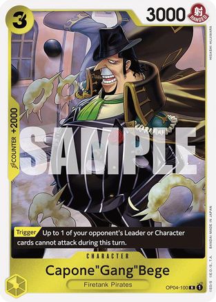 Capone"Gang"Bege (OP04-100) (Reprint) (OP04-100) - Premium Booster -The Best-