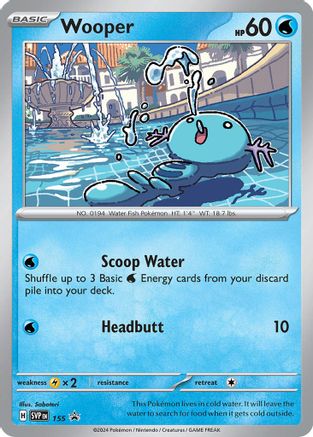 Wooper - 155 155 - [SV Scarlet & Violet Promo Cards] Holofoil