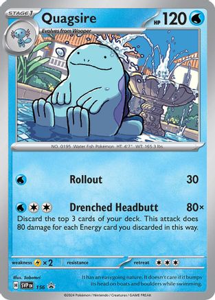 Quagsire - 156 156 - [SV Scarlet & Violet Promo Cards] Holofoil