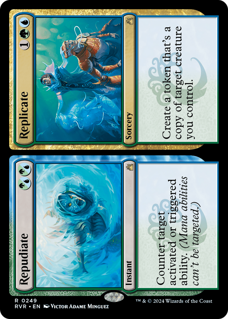 Repudiate // Replicate (RVR-249) - [Ravnica Remastered]