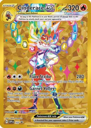 Cinderace ex - 163 163 - [SV Scarlet & Violet Promo Cards] Holofoil