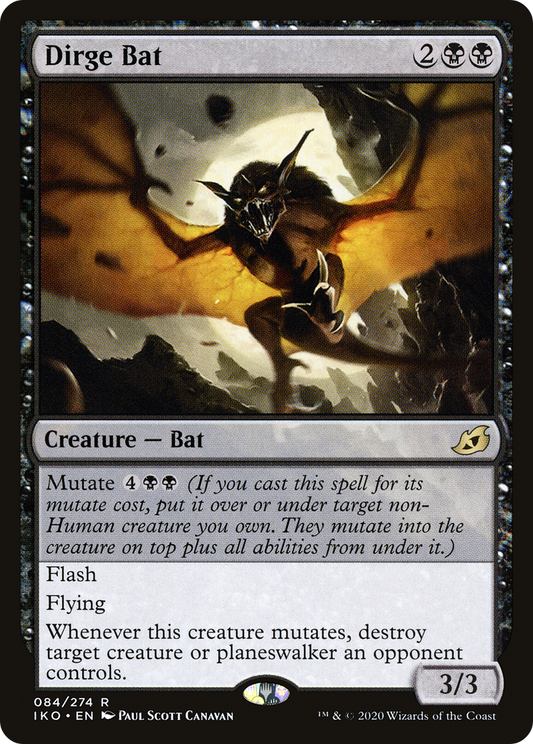 Dirge Bat (IKO-084) - [Ikoria: Lair of Behemoths]