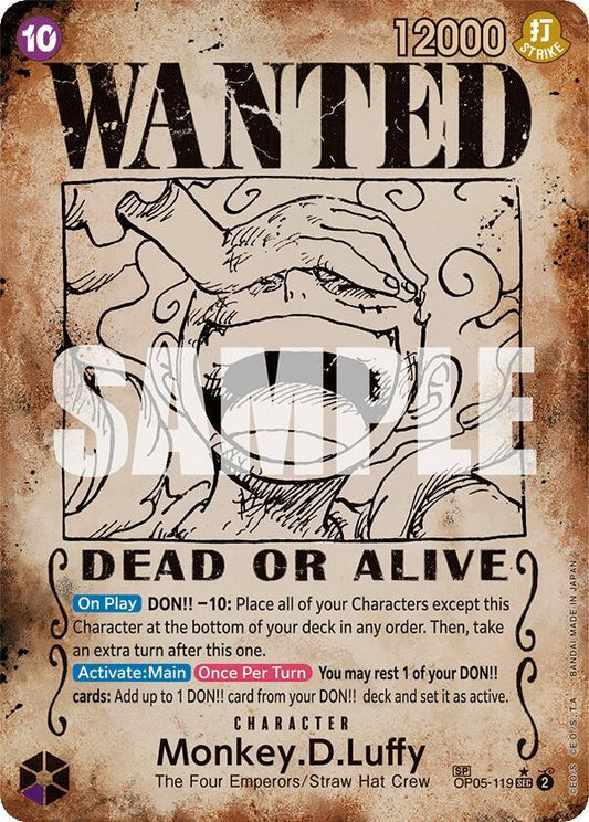 Monkey.D.Luffy (Wanted Poster) (OP05-119) - Emperors in the New World