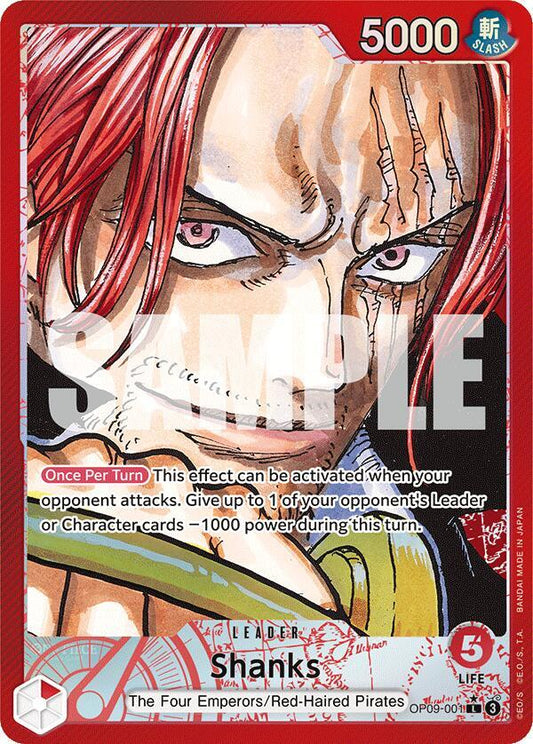 Shanks (001) (Parallel) (OP09-001) - Emperors in the New World