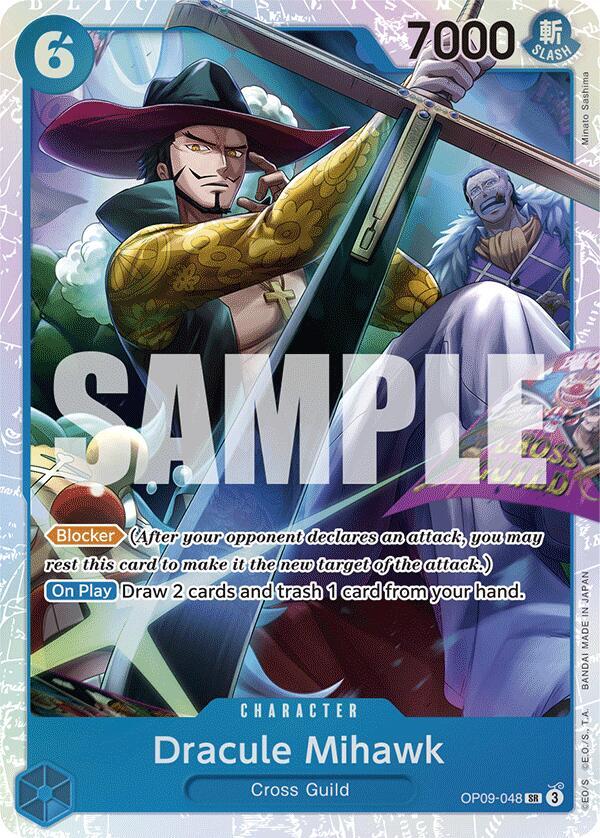 Dracule Mihawk (OP09-048) - Emperors in the New World