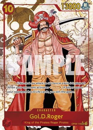 Gol.D.Roger (Alternate Art) (OP09-118) - Emperors in the New World