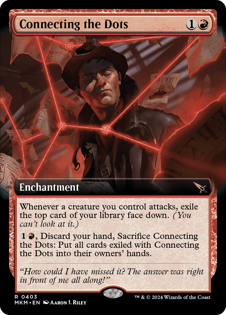 Connecting the Dots (MKM-403) - [Murders at Karlov Manor]: (Extended Art) Foil