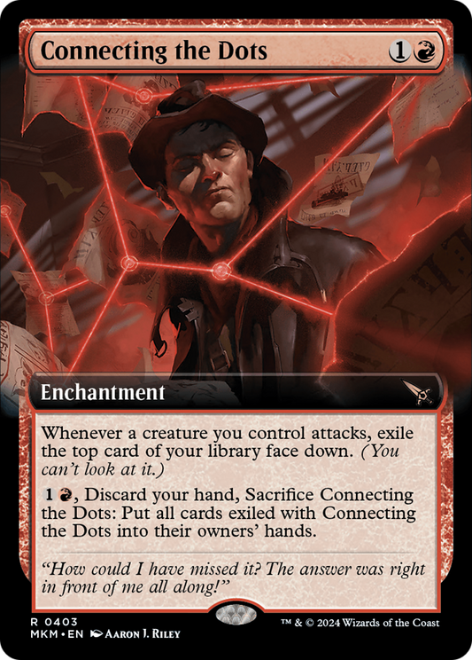 Connecting the Dots (MKM-403) - [Murders at Karlov Manor]: (Extended Art) Foil