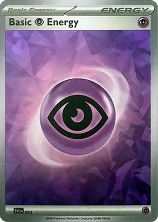 Basic Psychic Energy (Cracked Ice Holo) 13 - [SV07 Stellar Crown] Holofoil