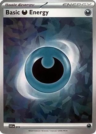 Basic Darkness Energy (Cracked Ice Holo) 15 - [SV07 Stellar Crown] Holofoil