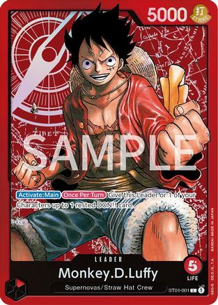 Monkey.D.Luffy (ST01-001) - Revision Pack Cards