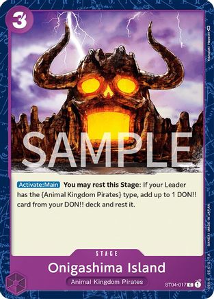 Onigashima Island (ST04-017) - Revision Pack Cards