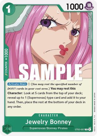 Jewelry Bonney (ST02-007) - Revision Pack Cards