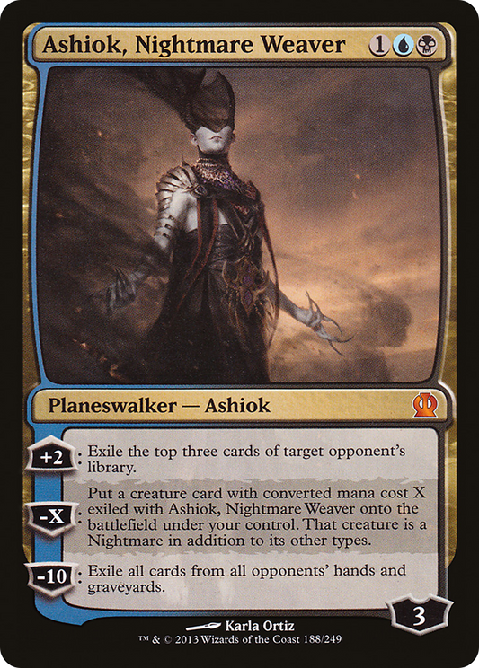 Ashiok, Nightmare Weaver (THS-188) - [Theros] Foil