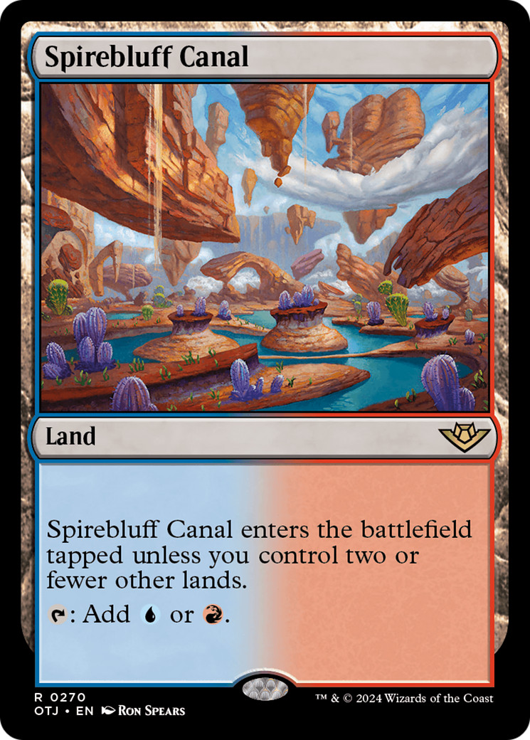 Spirebluff Canal (OTJ-270) - [Outlaws of Thunder Junction] Foil