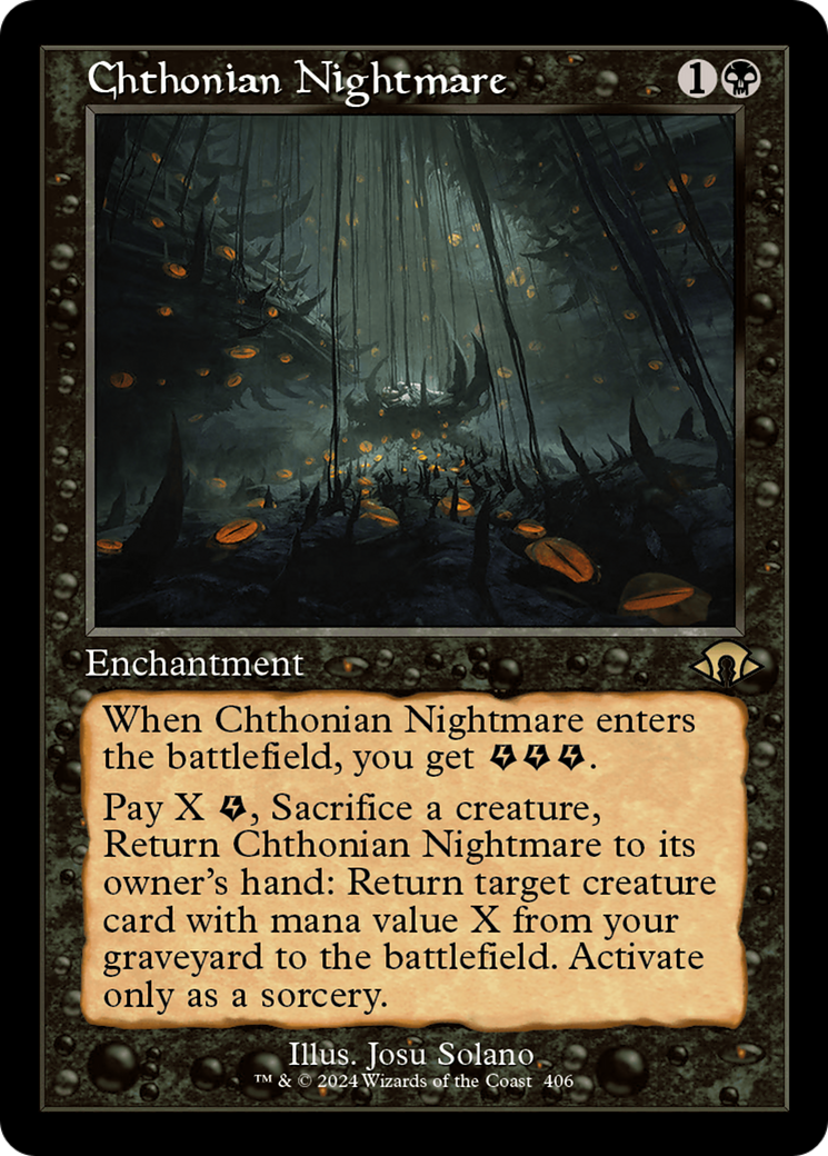 Chthonian Nightmare (MH3-406) - [Modern Horizons 3] Foil
