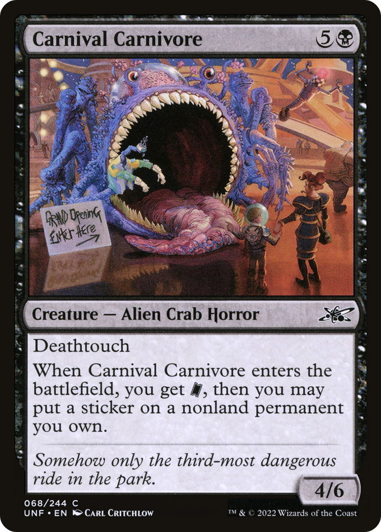 Carnival Carnivore (UNF-068) - [Unfinity] Foil