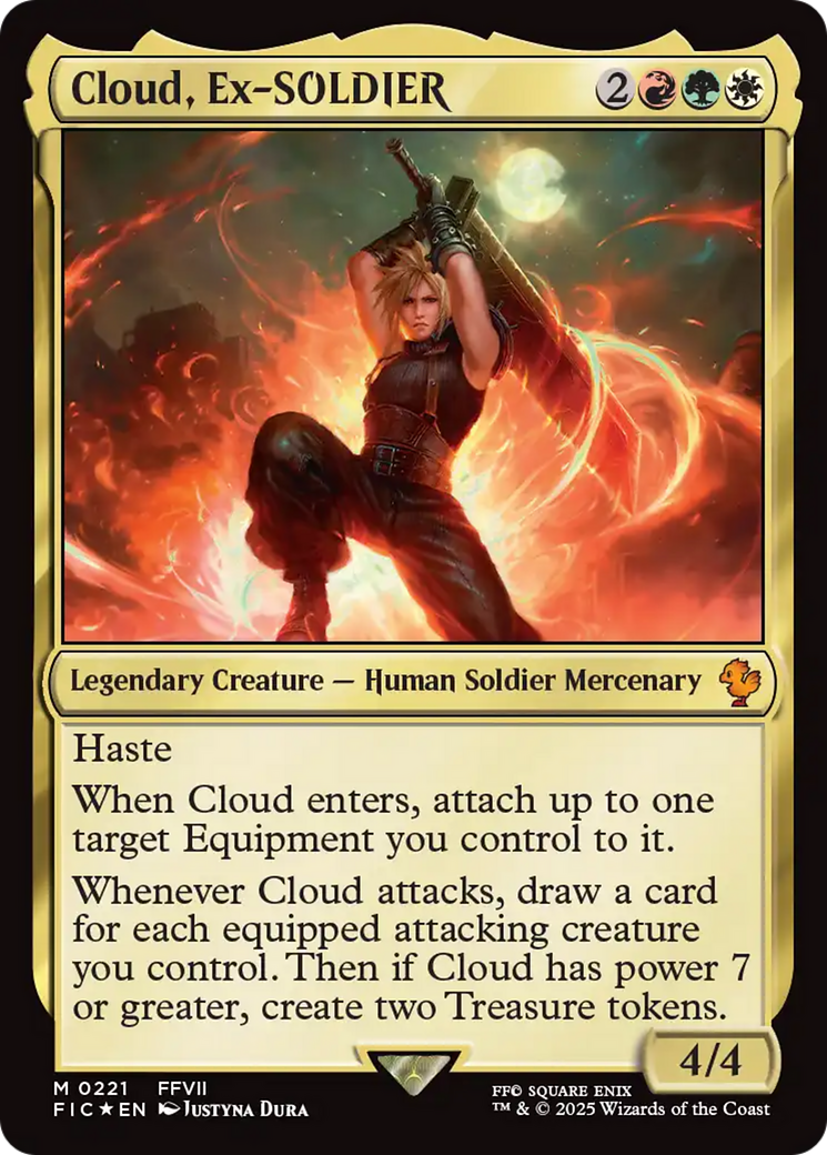 Cloud, Ex-SOLDIER (FIC-221) - [Commander: FINAL FANTASY] Foil