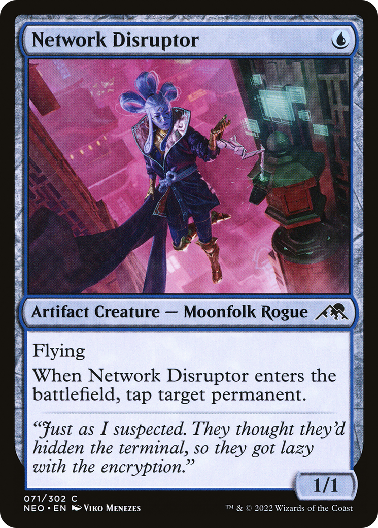 Network Disruptor (NEO-071) - [Kamigawa: Neon Dynasty] Foil