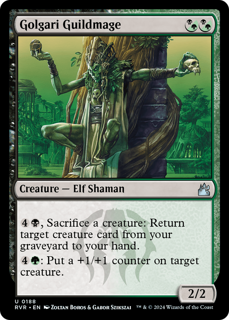 Golgari Guildmage (RVR-188) - [Ravnica Remastered]