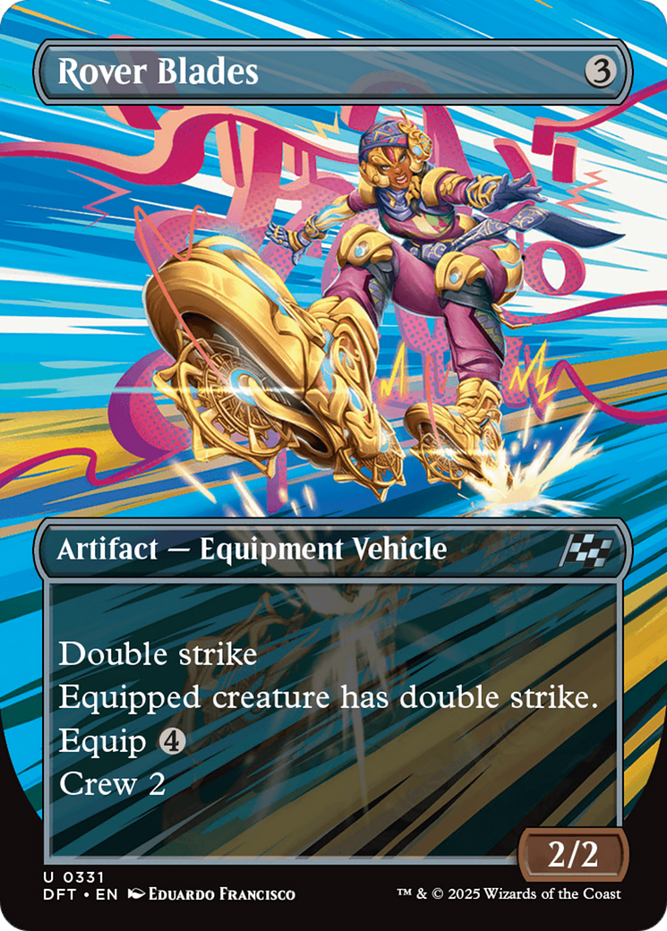 Rover Blades (DFT-331) - [Aetherdrift] (Borderless) Foil