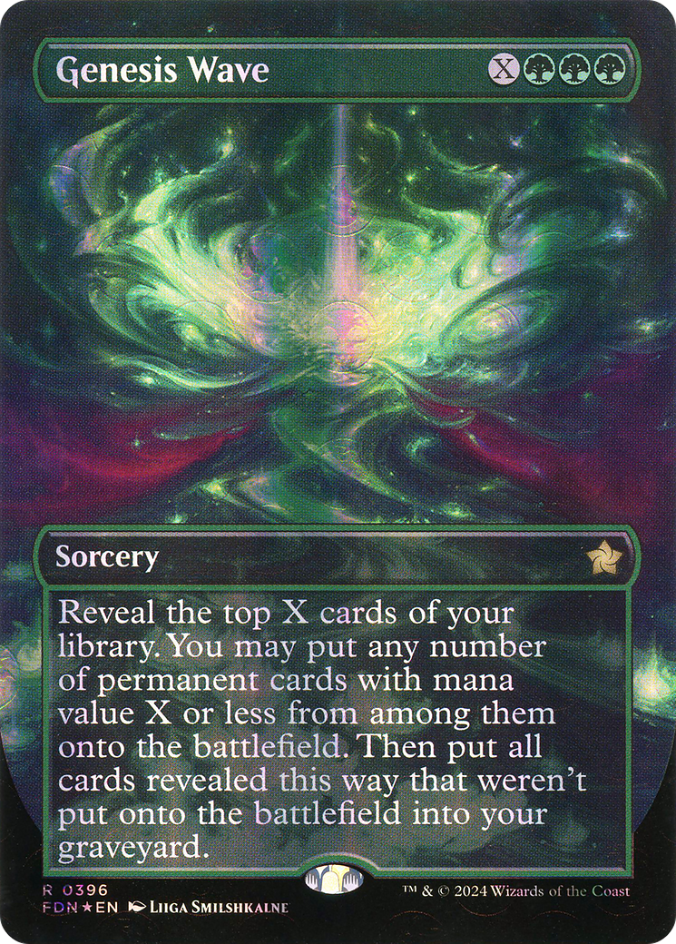Genesis Wave (FDN-396) - [Foundations] (Borderless) Foil