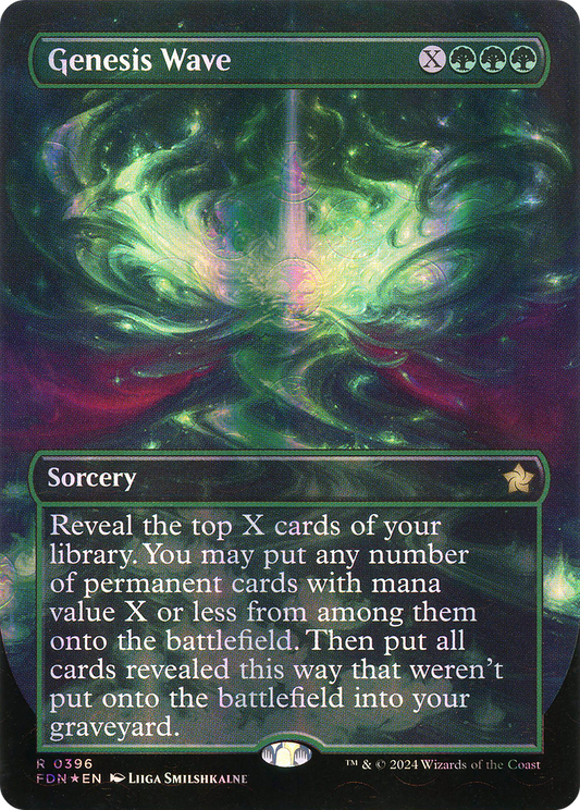 Genesis Wave (FDN-396) - [Foundations] (Borderless) Foil